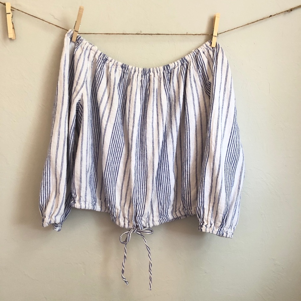 Gap Summer Off the Shoulder Blouse